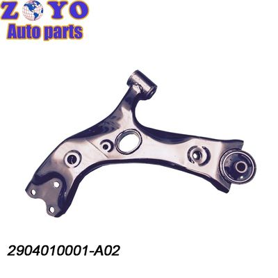 Front Lower Control Arms for Zotye Z300 Saloon 2012- Bushing Nature Rubber Ball Joint 40Cr